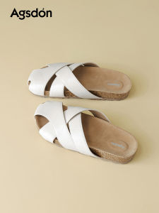 Agsdon | Peep Toe Sandals for Dress Summer Half Slippers
