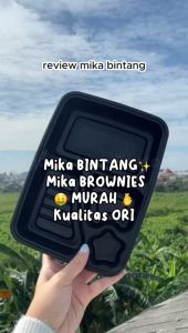 Mika Bento Tebal Bintang 4 Sekat PET Trifinity / 4Sekat HIPS Tahan Panas Dus JSK