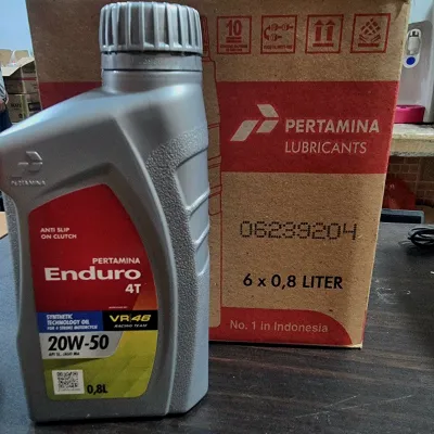 Oli Mesin Motor Pertamina Enduro 4T 20W-50 800ml 0.8L Original