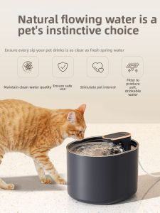 Automatic Pet Water Dispenser Dog And Cat Drinking Machine Live Water Feeding Bowl Filtered Water Drinking Bowl for Cats And Dogs
