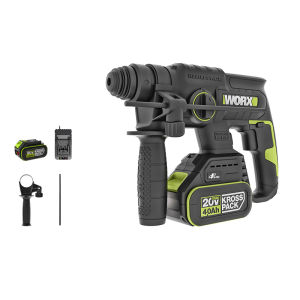 Worx | Brushless Rechargeable High-Power Concrete Drilling Rotary Hammer