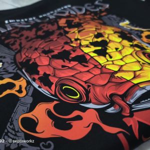 Kaos Snakehead Channa Marulioides Limited Design Original T-shirt