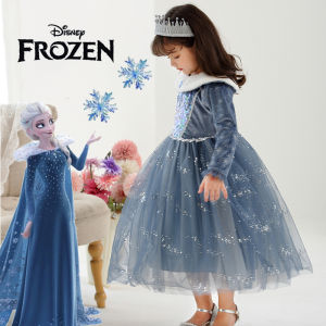 Elsa Cosplay Performance Dress Girls
