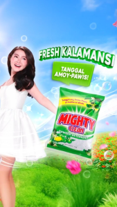 6 KILOS Mighty Clean Detergent Powder Calamansi - Powder (green) - SET 6 Kilos (1 Kilo X 6 pouches)