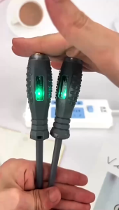 Bút Thử Điện BAKE Có Đèn LED – Tua Vít Đầu Dẹt Đầu Bake Từ Tính Nhỏ Gọn Tiện Sử Dụng