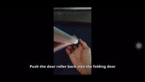 UnihomSG [One SET] Strong Toilet Bifold Door Roller Top & Bottom Replacement for Bi Fold Toilet Door Kitchen or Washroom