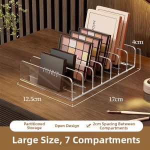 Transparent Divider Makeup Organizer Shelf