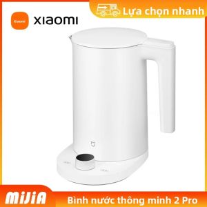 Ấm Đun Nước Thông Minh XIAOMI MIJIA 2 Pro 1.7L Với Màn Hình LED Điều Khiển Nhiệt Độ Thông Minh 24 Giờ Tự Động Tắt An Toàn Đế Xoay 360 Độ