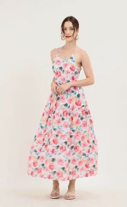 Badomoda LARA Tie Back Tiered Dress: A Stylish Summer Choice