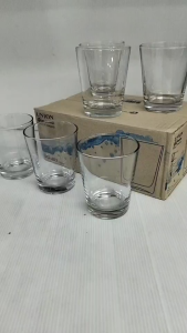 แก้ว UG 403 แก้วน้ำรุ่นใหม่ของ Union (1*6ใบ)แก้วมีขนาดใหญ่ ปากบานออกเล็กน้อย ก้นหนา