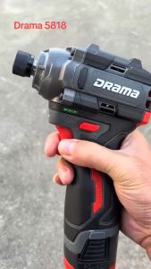 Máy chuyên vít có búa Pin 4Cell 18V DRAMA D5818 Lực siết 160Nm Động Cơ Không Chổi Than