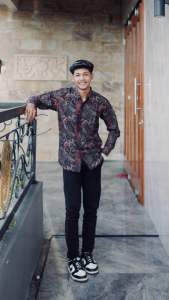 KEMEJA PREMIUM MAHAPATI SERIES BATIK FLORIST