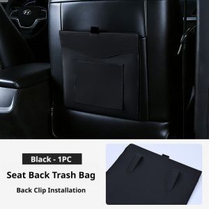 SEAMETAL | SEAMETAL Car Trash Can Magnetic Seat Back Hanging Hidden Storage Bag Automobiles Interior Organizer Storage Bag Auto Accessory