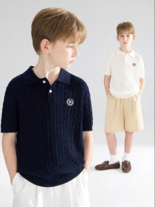MUCMUKN | Lycell Ice Polo Knit Short Sleeve