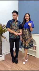Baju Couple Dress Brokat Cantik Lengan pendek Baju Pesta Pasangan Natal Baju Unisex Brokat Batik Model Dress Dan Kemeja Batik - Lazada