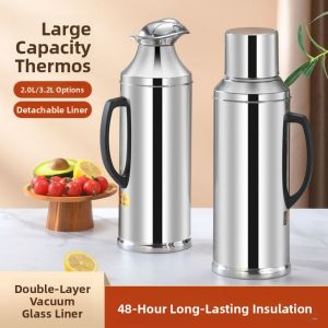 Defasilk | Insulated Hot Water Bottle Large Capacity Glass Lined