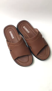 Sandal Pria Kekinian Sendal Selop Kulit Kualitas Premium - G03