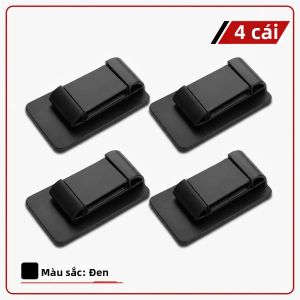 PINMOAP Tự Động Dây Đai An Toàn Giá Đỡ Tự Dính Giữ Kẹp Đa Năng Ô Tô Phụ Kiện Tổ Chức Chống Lạch Lạch 1/2/4 Bộ
