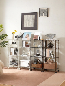 Mzg | Modular Carbon Steel Shelving Unit for Living Room