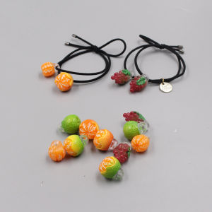 ทําด้วยมือ DIY ผลไม้สีส้มขนาดใหญ่ Ji มือคลิปวัสดุอุปกรณ์เสริมสําหรับคลิปผมและเครื่องประดับสไตล์ใหม่อบสด