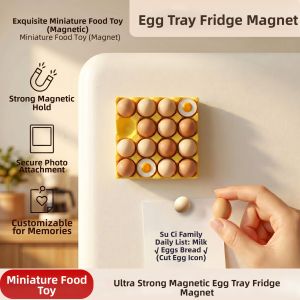 XIONGBUFAN | Egg-Shaped Mini Fridge Magnet