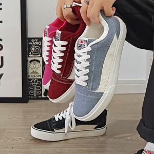 Fashion Sneakers for Men Casual Low-Cut Shoes Outdoor Anti-Slip Board Shoes