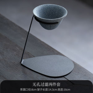 Bộ Lọc Trà Gốm Không Lỗ Phong Cách Nhật Bản Phụ Kiện Trà Gốm Dùng Tại Nhà Bộ Lọc Trà Đá Không Lỗ Chai Lọc Trà