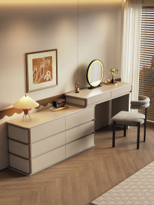 Retro Modern Simple Style Storage Makeup Table