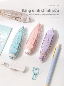 MONLEYTA | Băng Dính Chỉnh Sửa Bấm Yên Tĩnh Đựng Được cho Học Sinh