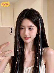 hellocandy | Boho Long Shell Chain French Lazy Small Hair Clip