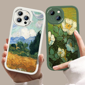 Hontinga Casing Case For OPPO Reno 8 Reno8 Pro Reno 8Z Reno8Z Reno8 Z 5G Case Oil Painting leather Soft Silicone Phone Case Full Cover Camera Protection Cases Shockproof Back Cover Phone Casing Softcase For Girls