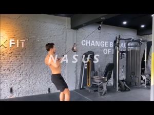 Bộ dây cáp ròng rọc tập Xô Lưng Tay Vai Thiết bị tập Gym tại nhà đa năng Phụ kiện kéo cáp tập Gym