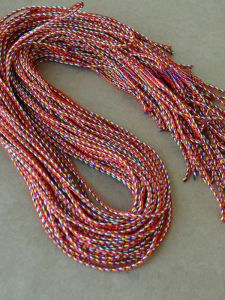 Colorful DIY Necklace Rope Childrens Pendant Accessories Woven Five-Color Thread Dragon Boat Festival Gift Fashion Jewelry