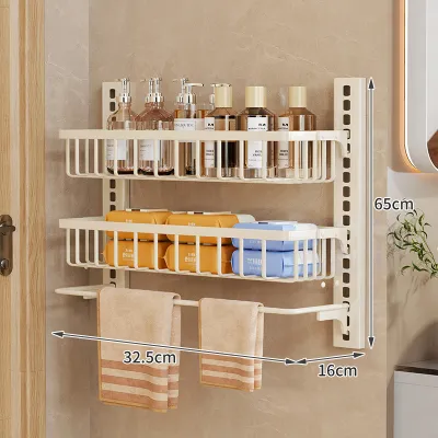 Space-saving No Drill Narrow Multi-layer Storage Rack