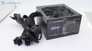 500W Atx Power Supply 80Plus Gold Active PFC PC 120mm Silent Fan For Mini Chassis Small Computer Case Desktop Power Supply