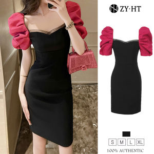 Zyht của phụ nữ ăn mặc Đầm đen Đầm Ôm Bông ăn mặc Đầm công sở lxury Dresses ĐẦM CƯỚI tham dự Dresses VÁY DỰ TIỆC váy dạ hội 203512