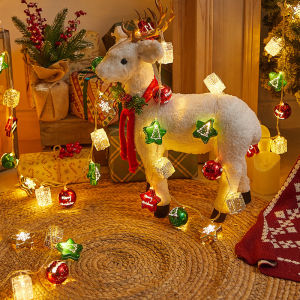 【On Sale】Christmas Led Snowflake String Lights Waterproof Star Creative Decorative Lights Christmas Party Fairy Light