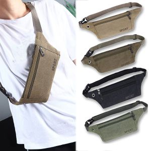 BOOCEAN Satchel Casual Wallet Mens Pouch Waist Packs Canvas Belt Bags Hip Purse Fanny Pack