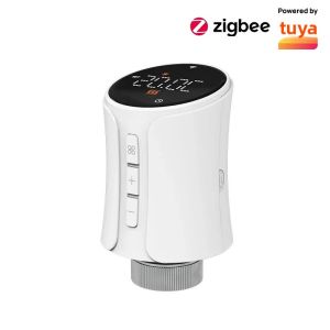 Bộ Điều Khiển Nhiệt Độ Đầu Van Điều Nhiệt Thông Minh Zigbee 3.0 Với Khả Năng Tương Thích Với Alexa Google Home Ứng Dụng Smart Life