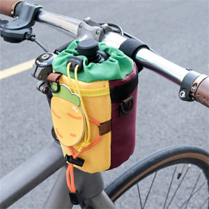 Bicycle Handlebar Water Bottle Bag Quick Access Storage Pouch for Mountain Road Bikes Cycling Gear Durable Waterproof