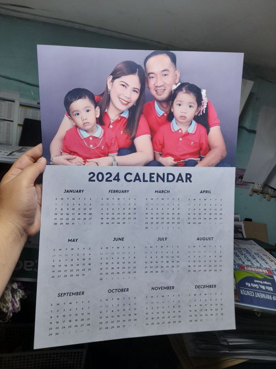 POSTER CALENDAR - 8x11.5 (a4 size) | Lazada PH