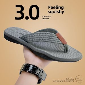 Flip Flops Men Summer Outwear Fancy Non Slip Wear-Resistant and Deodorant Flip-Flops Outdoor Beach Slippers Flip-Flops Mens