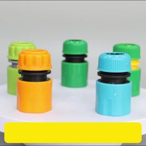 6 Pcs ABS Garden Quick Hose Connector 1/2” End Double Male Hose Coupling Joint Adapter Extender Set For Hose Pipe Tube