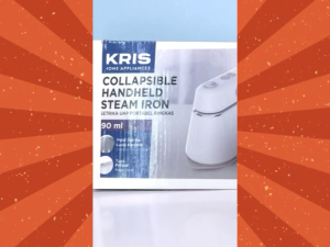Kris Collapsible Handheld Strika Uap Setrika Air Model Unik Vintage 90ml Steamer Strika Uap White Salaf Collap Kolap Model Lipat Salav