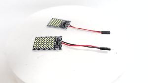 KEVANLY | T10 BA9s C5W Socket White Car Panel Led Dome Reading Map Lamp 25/48SMD Car Interior Dome License Plate Lamp Festoon LED Lamp