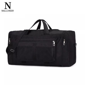 NALLCHEER แฟชั่น กระเป๋าเดินทาง กระเป๋าผู้ชายผ้าใบกระเป๋าเดินทางกระเป๋าถือขนาดใหญ่ความจุกระเป๋าเดินทาง กระเป๋าเดินทางกันน้ำกระเป๋าออกกำลังกาย