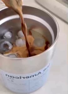 Botol Minum Stainless Steel 300ml Sedotan Cangkir/Termos Kopi Sedotan/Cangkir Thermos Kopi/Bahan Stainless Steel dengan sedotan