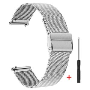 Metal Stainless Steel Strap for Samsung Galaxy Watch 7 LTE 44mm Watch7 6 5 4 Classic 44 40mm Smart Watch Band 20MM 22MM Bracelet