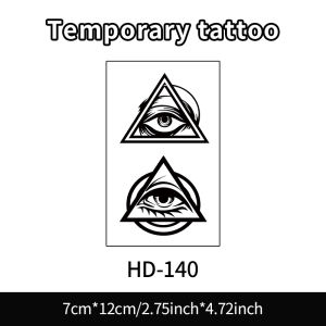 Eye of God Waterproof Temporary Tattoo Stickers Long-lasting Waterproof for One to Two Weeks For Man and Women For Arm Leg