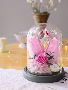 Quà Tặng Ngày Lễ Tình Nhân Thiên Nga Bất Tử Hoa Hồng Quà Tặng Sáng Tạo Đồ Trang Trí Quà Tặng Sinh Nhật Hoa Khô Giáng Sinh